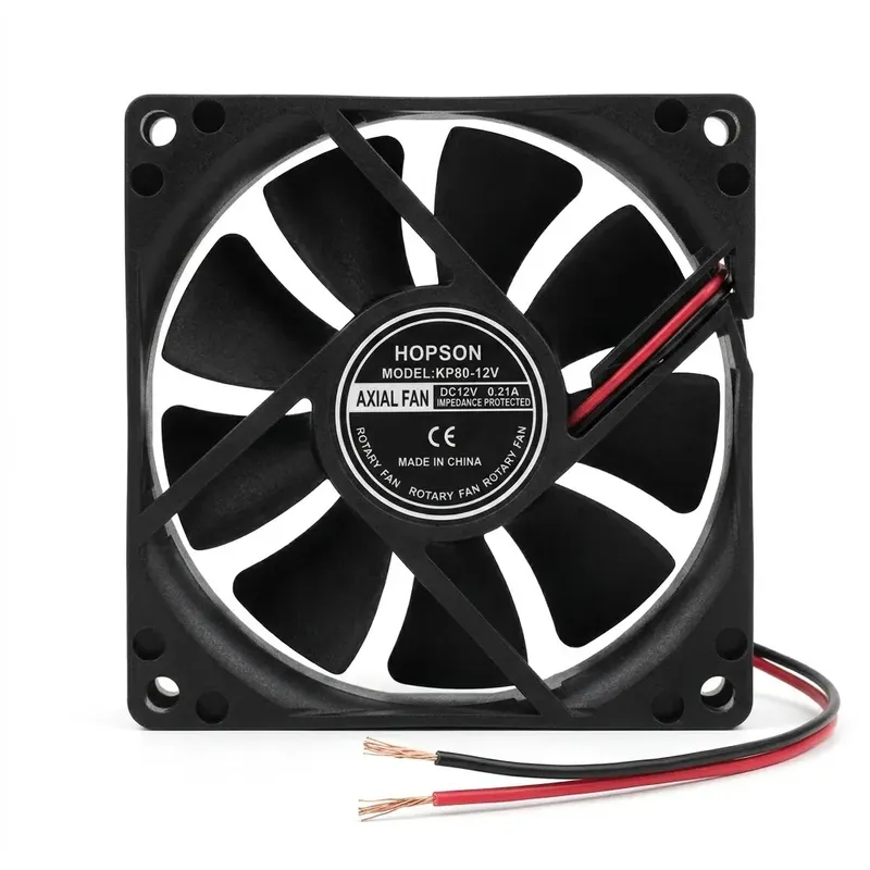 HOPSON KP80-12V 80×80×20mm DC 12V Axial Cooling Fan