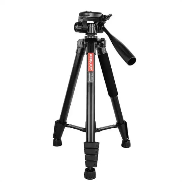 KINGJOY VTS-990L 5-Section Aluminum Tripod with 2D Video Head, 5kg