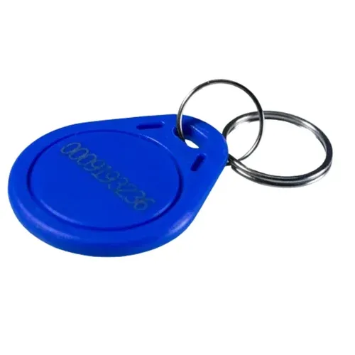 RFID Eye Key Tag 125kHz Blue 43.7×30.5×5.3mm with Code