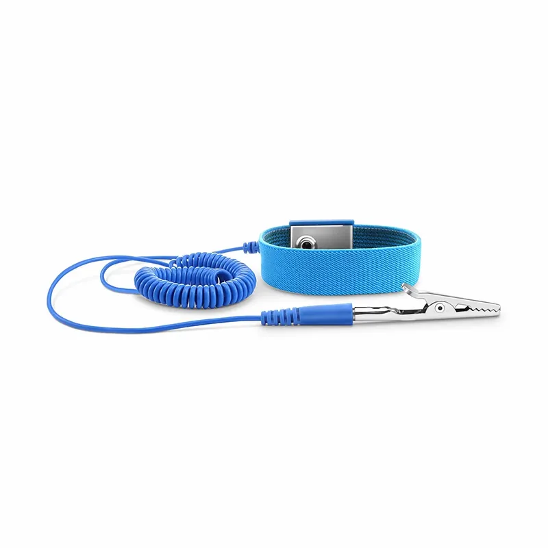 ESD Anti-Static Wrist Strap with Grounding Wire & Alligator Clip