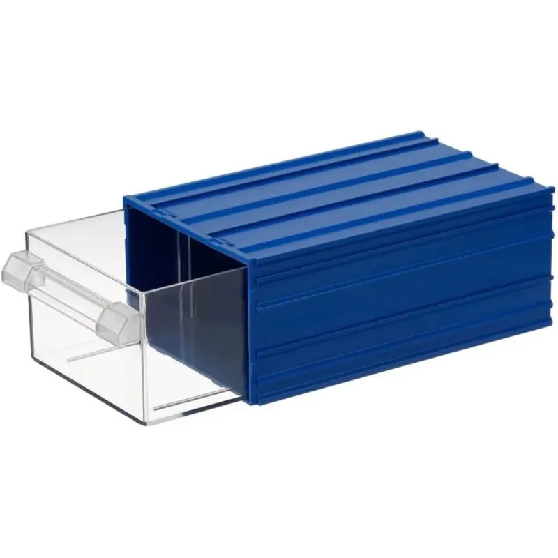 MANO MK-40 Blue Plastic Storage Drawer, 124×196×80 mm