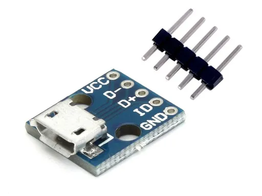 لوحة واجهة USB Micro-B أنثى