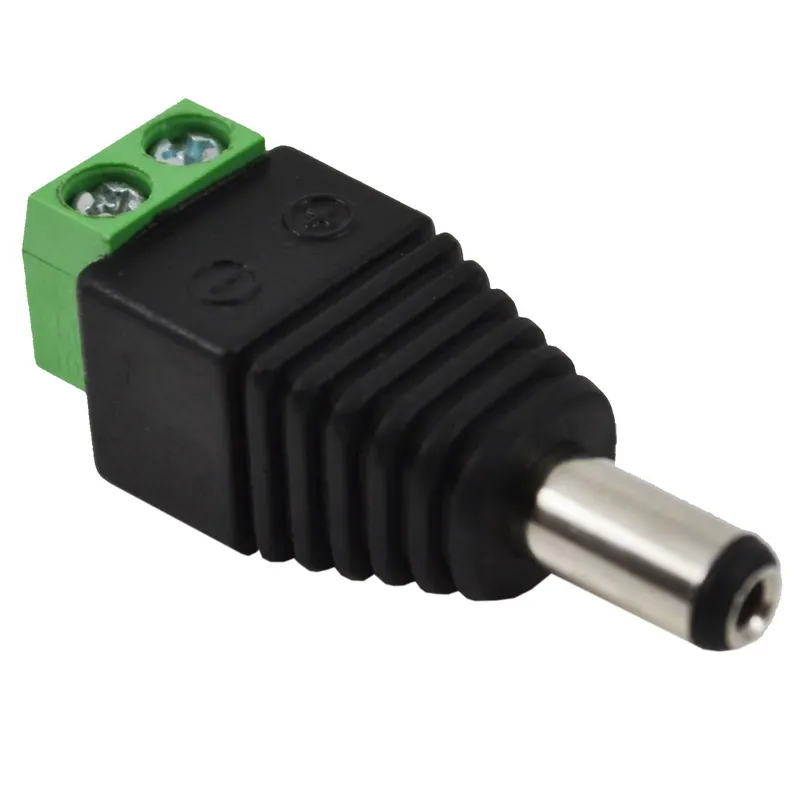DC Barrel Jack Adapter Male 5.5x2.1mm to Screw Terminals