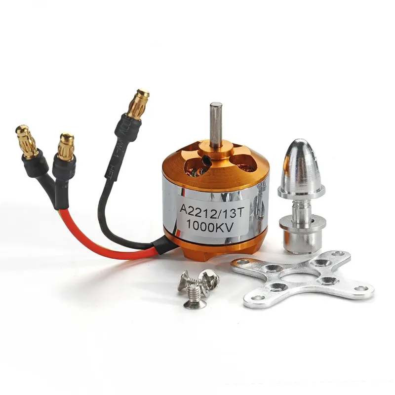 A2212 1000KV 13T Brushless Motor for Drone, Bullet Connectors