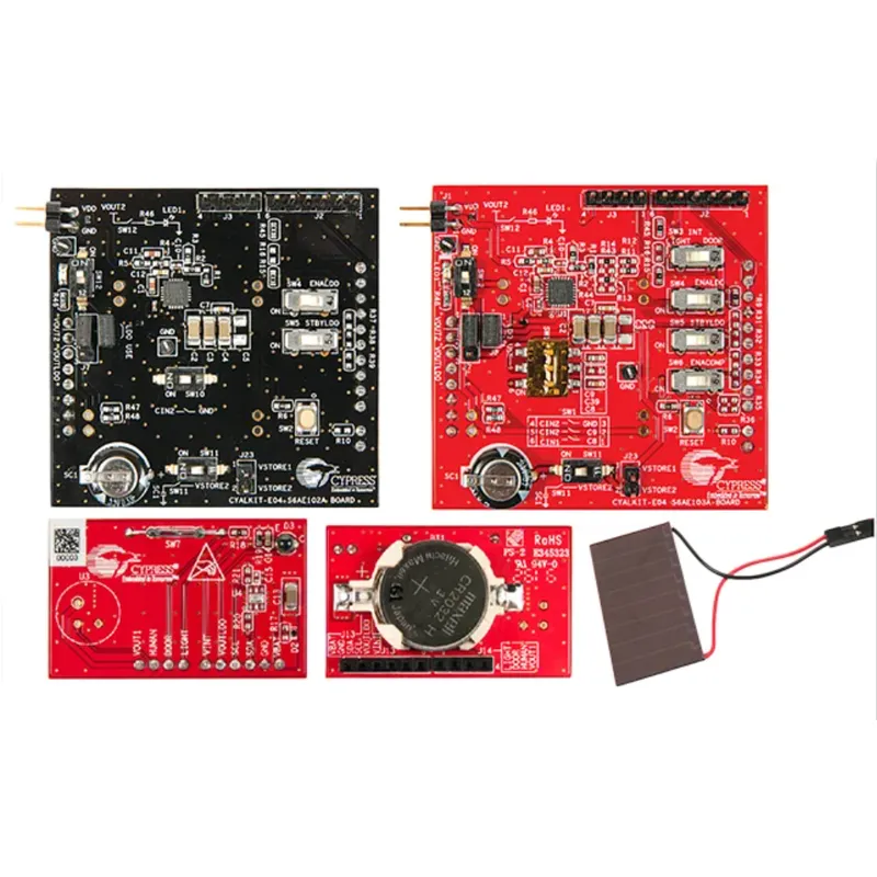 كيت تقييم Cypress CYALKIT-E04 لحصاد الطاقة لـ S6AE102A وS6AE103A