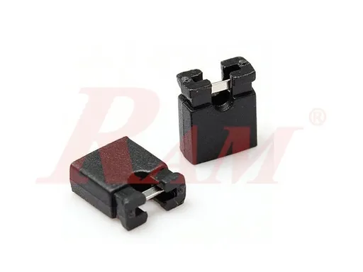 Shorting Jumper Shunt with Handle 2.54mm Pitch - Short