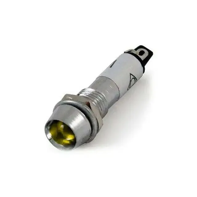 Yellow Metal Indicator LED 24V