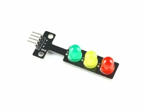 وحدة إشارة مرور بمصابيح LED بجهد 5 فولت