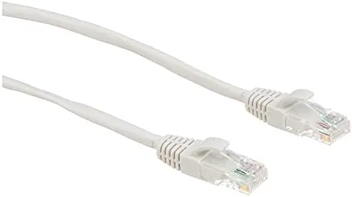 كابل شبكة Ethernet من نوع RJ45 CAT5 بطول 2 متر ولون أبيض