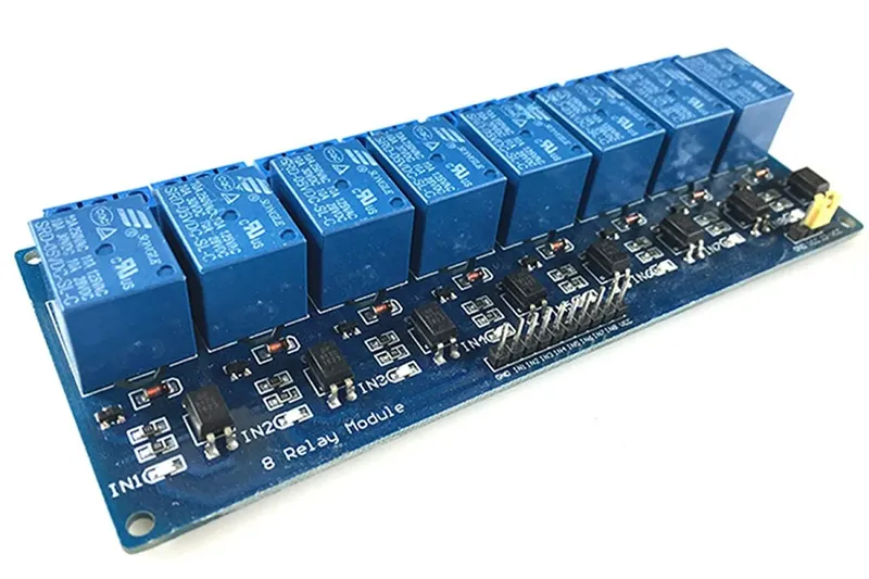 Relay Module 5V 8-Channel with Status LEDs (NO/NC)