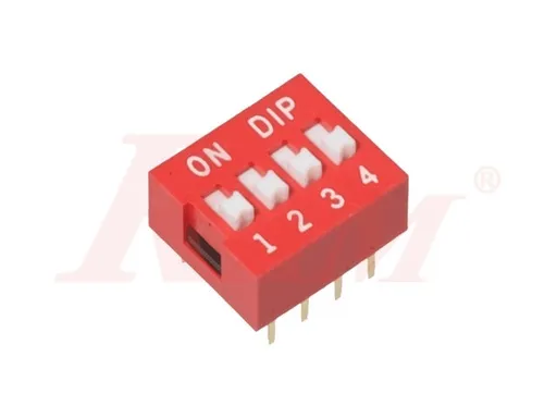 DIP Switch 4 Position (0.1 in Pitch)
