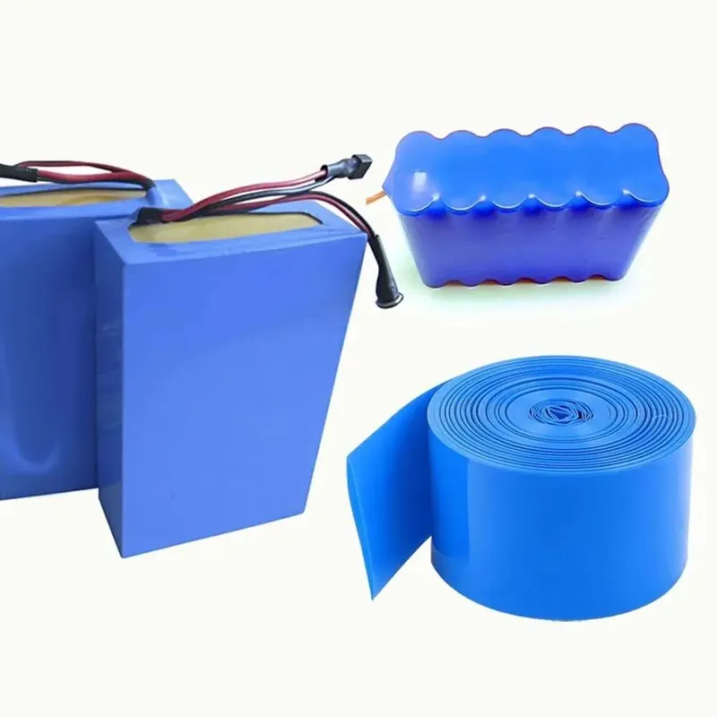 PVC Heat Shrink Tubing Blue 180 mm
