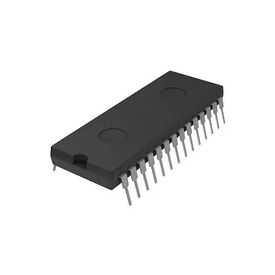 ذاكرة SRAM من نوع MK6264LN-120 بسعة 8K × 8 (64 كيلوبت) وزمن وصول 120 نانو ثانية، عبوة DIP-28