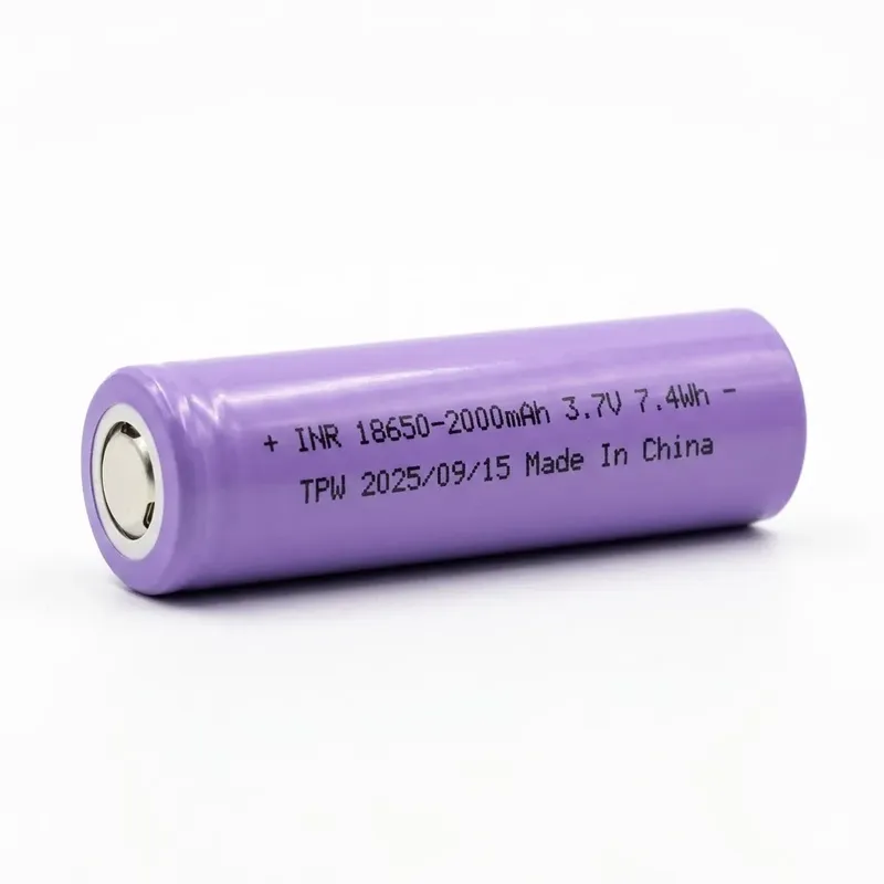 TPW INR18650 Li-ion Battery 3.7V 2000mAh Flat Top