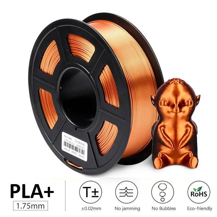 خيط طباعة UGE PLA+ قطر 1.75 مم وزن 1 كجم - ذهبي
