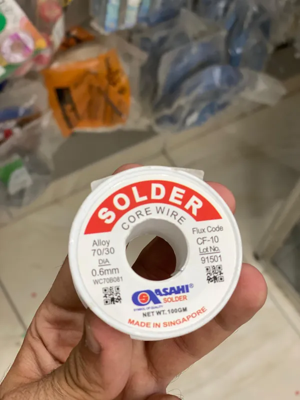 Solder Wire 100g Sn70/Pb30 0.6mm (Singapore)