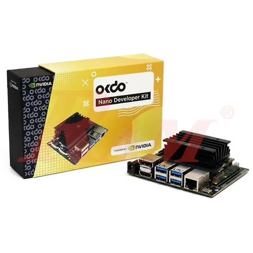 وحدة تطوير Okdo NVIDIA Jetson Nano 4GB من نوع C100 مع ذاكرة eMMC سعة 16GB