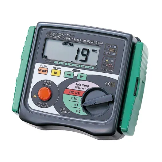 جهاز اختبار قاطع التسرب الأرضي RCD من KYORITSU موديل 5406A