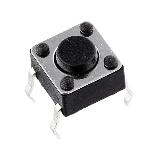 Mini Push Button Switch 4-Pin 6x6x5mm Momentary