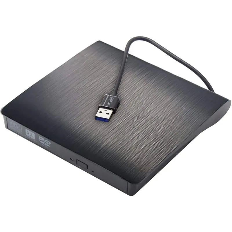 محرك أقراص ضوئية خارجي USB 3.0 لقراءة وكتابة أقراص DVD وCD