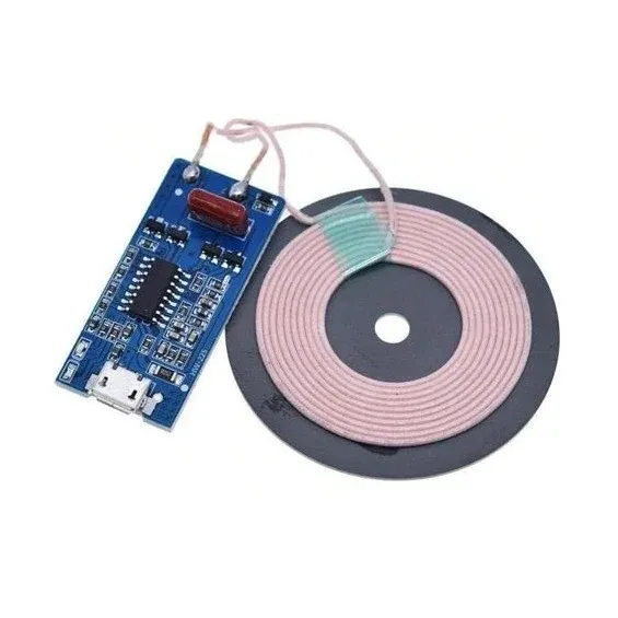 5W Wireless Charging Power Module, DC 5V 1A Micro-USB Input