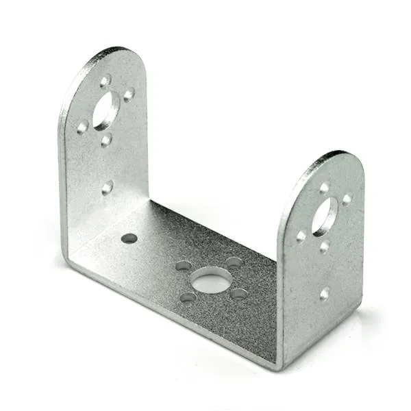 Aluminum U-Bracket Servo Mount for Standard Servo, Black