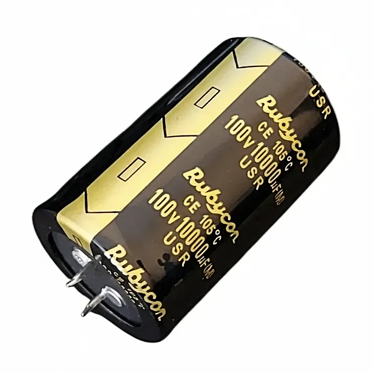 RUBYCON 10000uF 100V Aluminum Electrolytic Capacitor 35x55mm