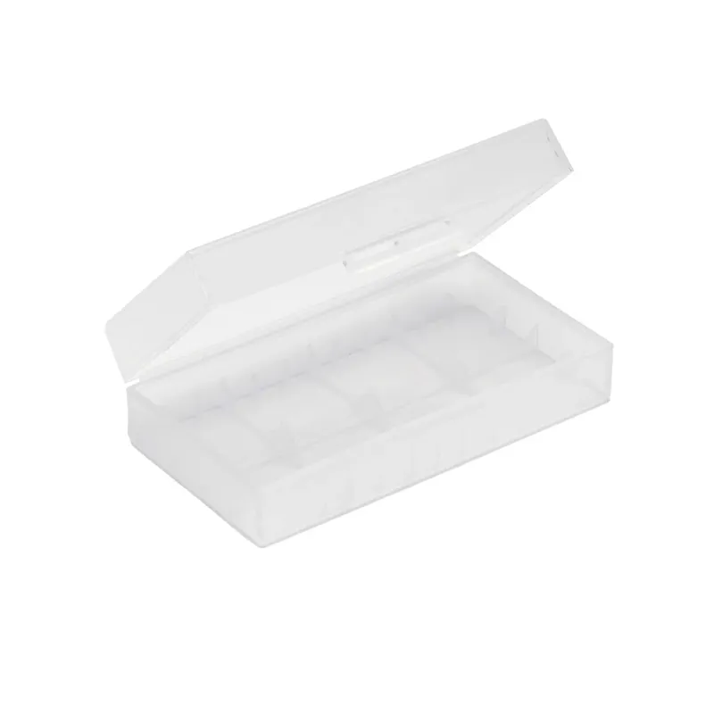 Transparent Protective Storage Case for Two 18650 Batteries
