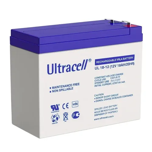 Ultracell UXL18-12 Lead Acid Battery 12V 18Ah