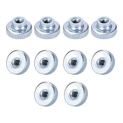 M3 Round Knob Thumb Nut with Collar for 3D Printer Bed (10 pcs)