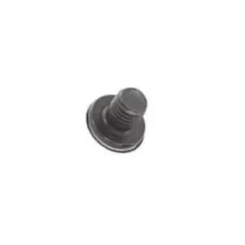 M5x6mm Hexagonal Head Screw, Alloy Steel, Black Oxide