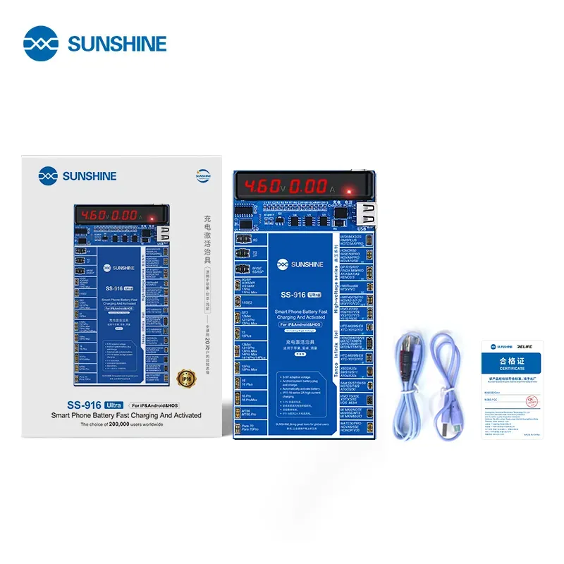 SUNSHINE SS-916 Ultra Charging Activation Board for iPhone & Android