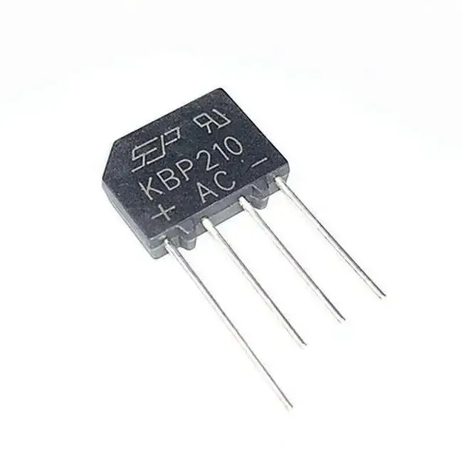 KBP210 Bridge Rectifier 2A 1000V Single-Phase KBP Package
