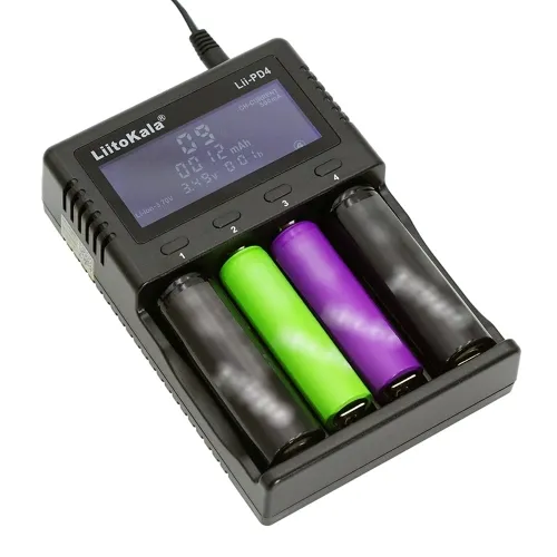 LiitoKala Lii-PD4 Smart 4-Slot Battery Charger