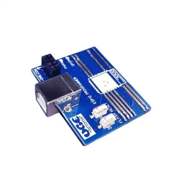 لوحة برمجة USB لوحدات ESP8266 ESP-12 وESP-01 مع دبابيس Pogo