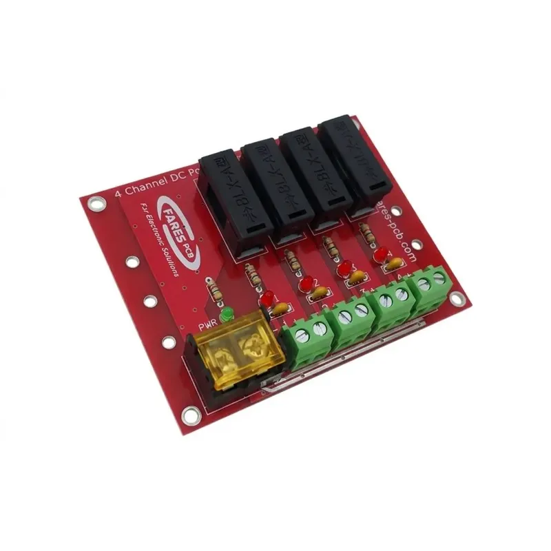 4-Channel DC Power Distributor Module 5–48V, 10A per Channel