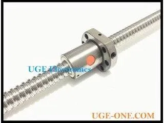 عمود لولبي CNC 1204 بطول 650 مم مع صامولة SFU1204 مضادة للارتداد