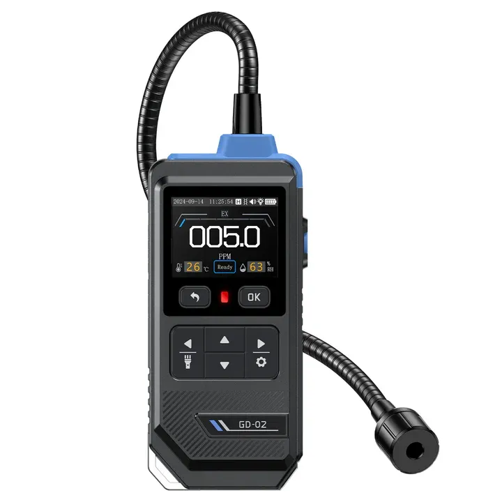 FNIRSI GD-02 Portable Combustible Gas Detector Colour Screen