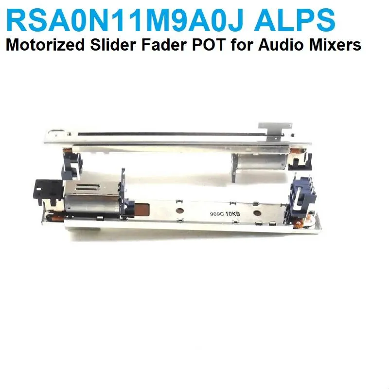 مقاومة منزلقة بمحرك ALPS RSA0N11M9A0J بقيمة 10 كيلو أوم ومشوار 100 مم