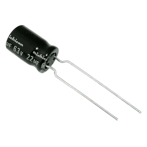 Nichicon 22µF 63V Radial Electrolytic Capacitor 6.5x12mm