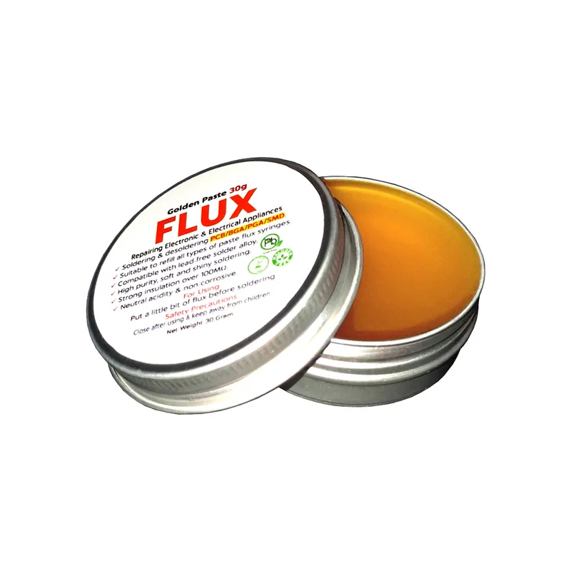 Golden Soldering Paste Flux 30g in Metal Can (Rosin-Based)