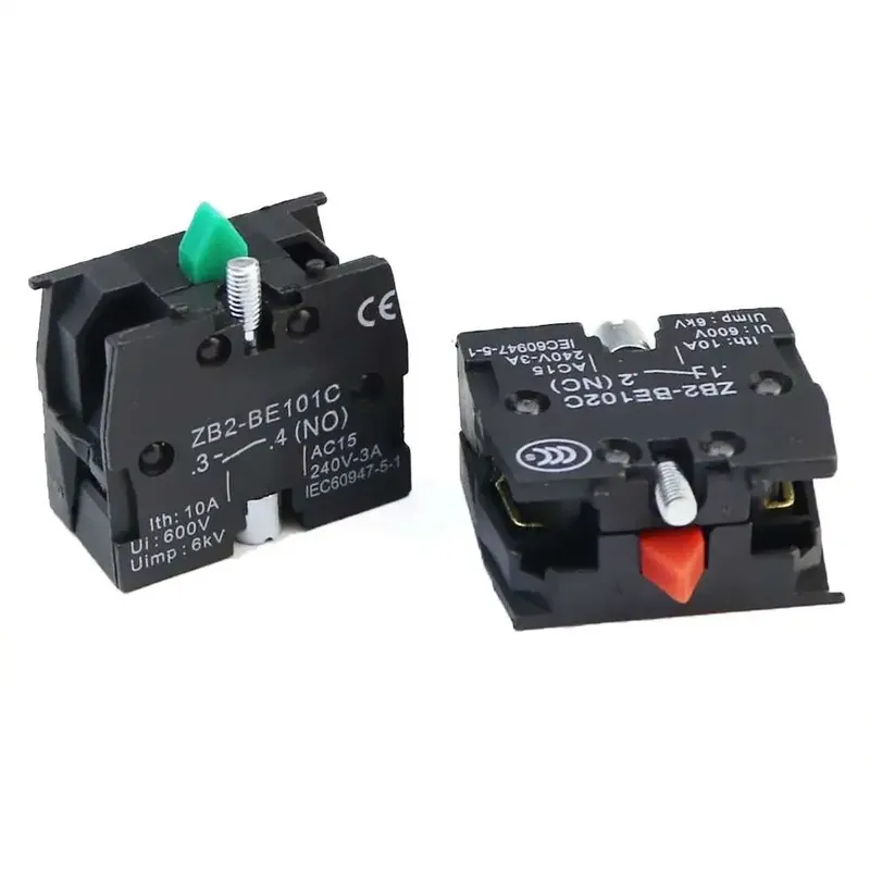 ZB2-BE101C / ZB2-BE102C Contact Block NO/NC, Industrial Control