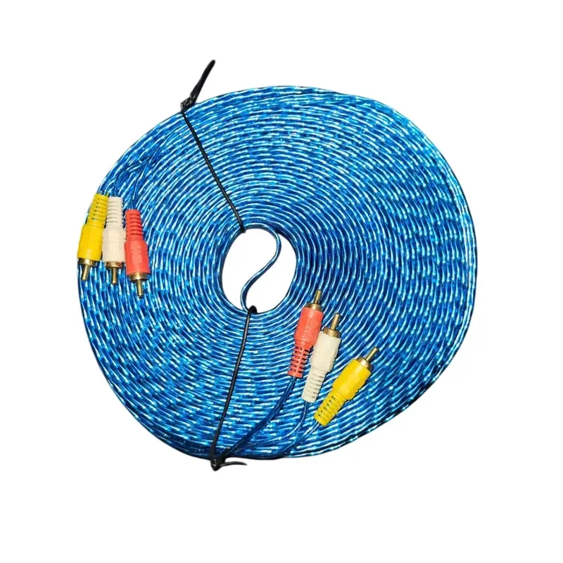 Audio Video 3 RCA Male to Male Cable, 30 Meter