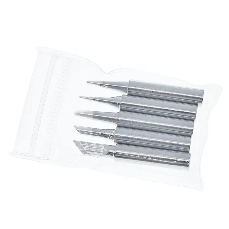900M Soldering Tip Set I, B, K, 2.4D, 3C Pure Copper (5 Pcs)
