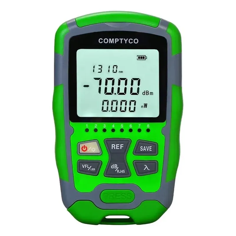 مقياس قدرة ضوئية COMPTYCO AUA-MC70 بمدى من -70 إلى +10dBm