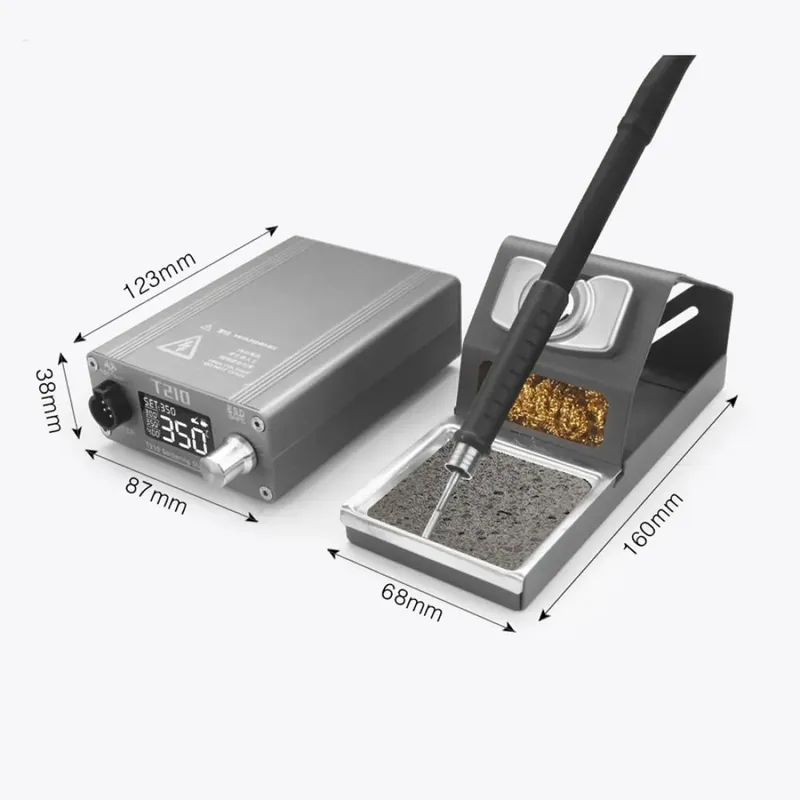 OSS T210 75W Soldering Station with LED Display and Auto Sleep