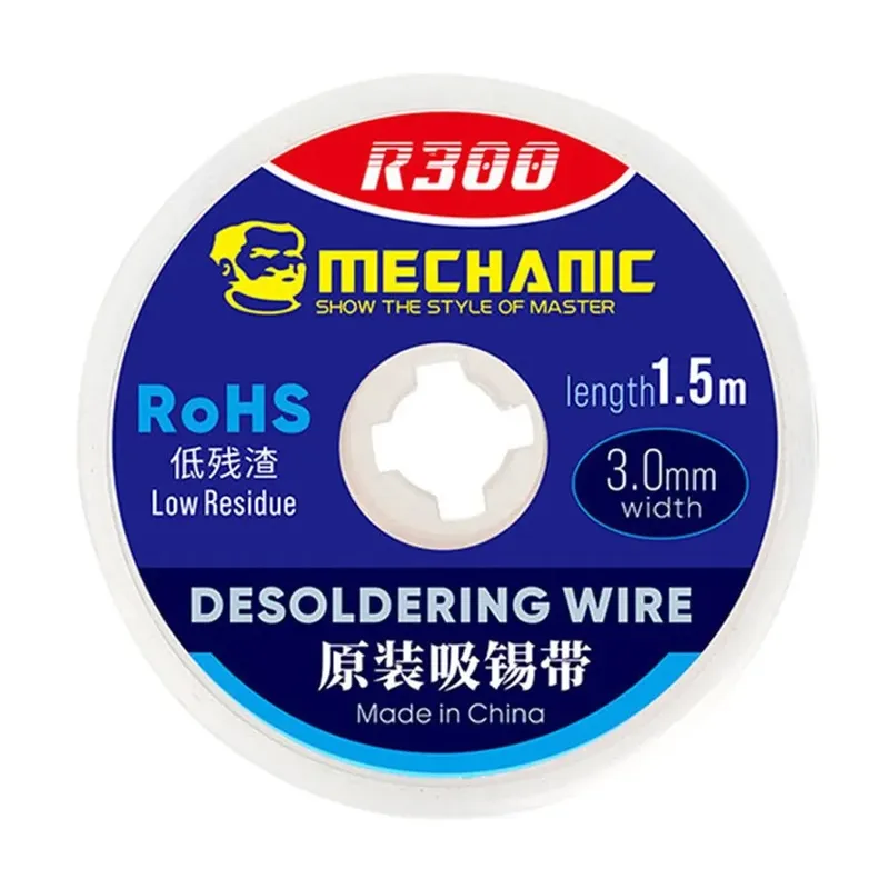 MECHANIC R300 Solder Wick 3mm x 1.5m Copper Braid
