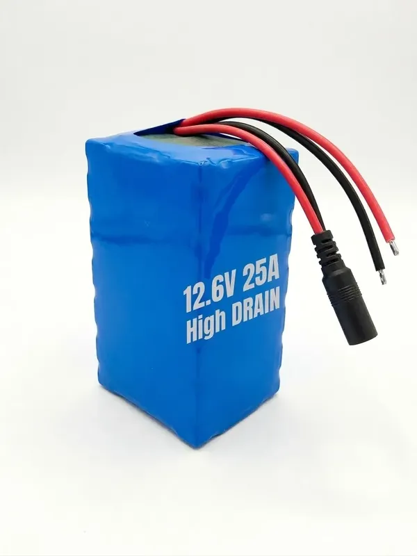 Li-ion Battery Pack 12.6V 25Ah 40A Max Discharge 3S8P