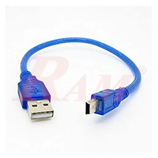 USB Mini Cable Shielded 0.3m