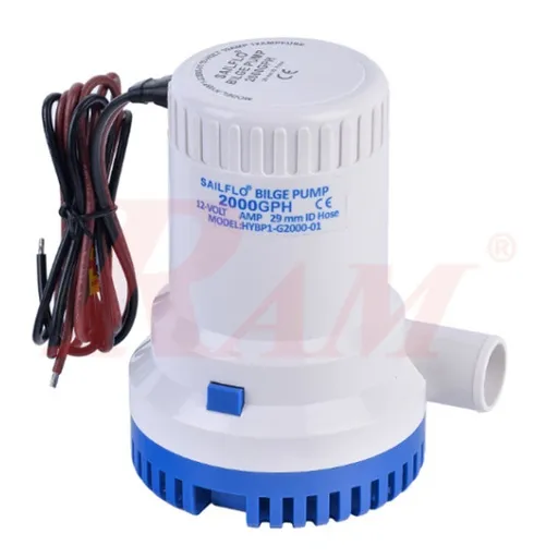 Liquid Bilge Pump 12Vdc 2000 GPH